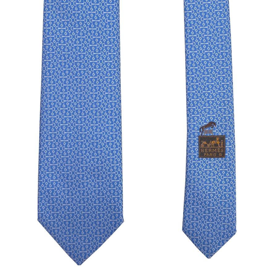 HERMES 【新品】 エルメス ネクタイ シルクツイルタイ7cm