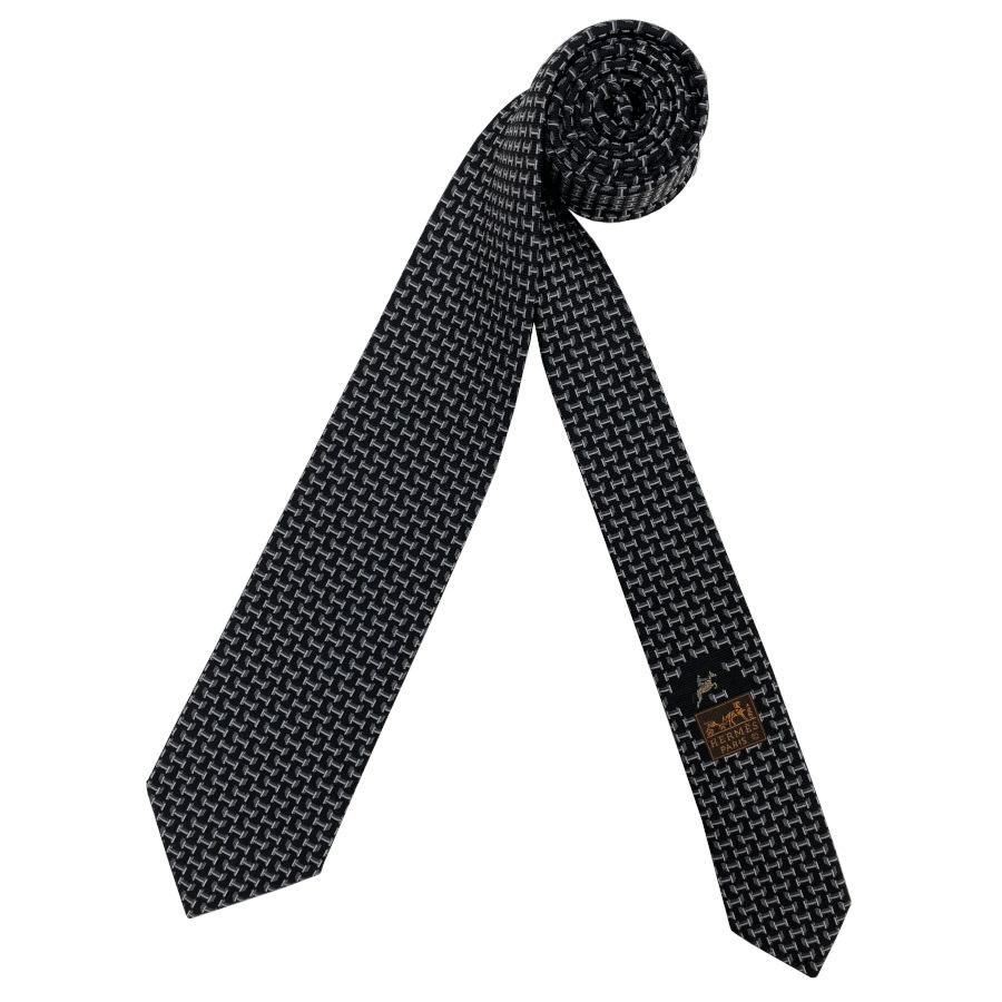 HERMES（エルメス） 【新品】エルメス ネクタイ シルクツイルタイ 7CM