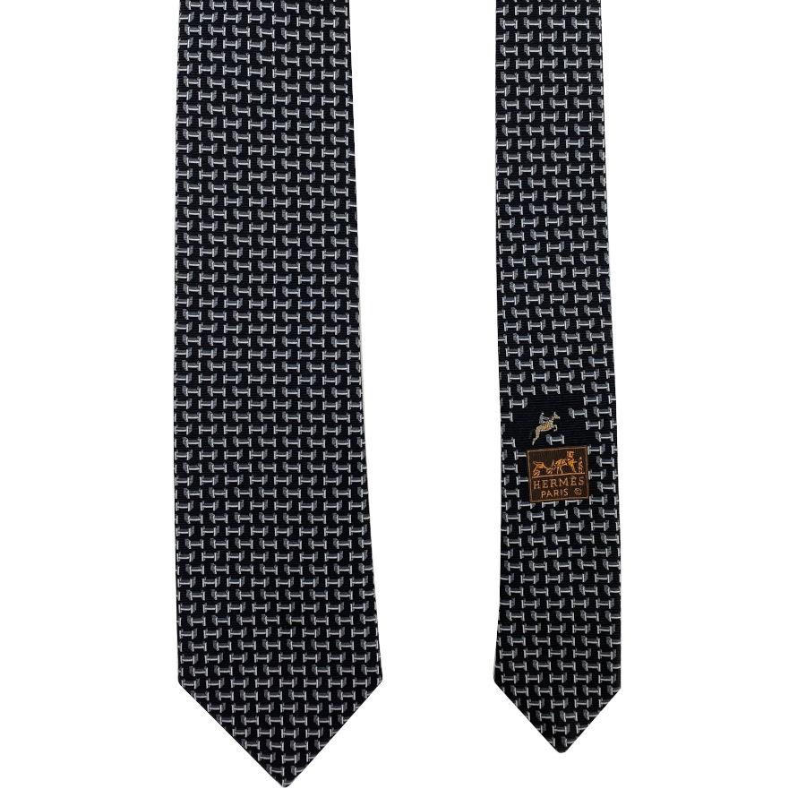 HERMES（エルメス） 【新品】エルメス ネクタイ シルクツイルタイ 7CM