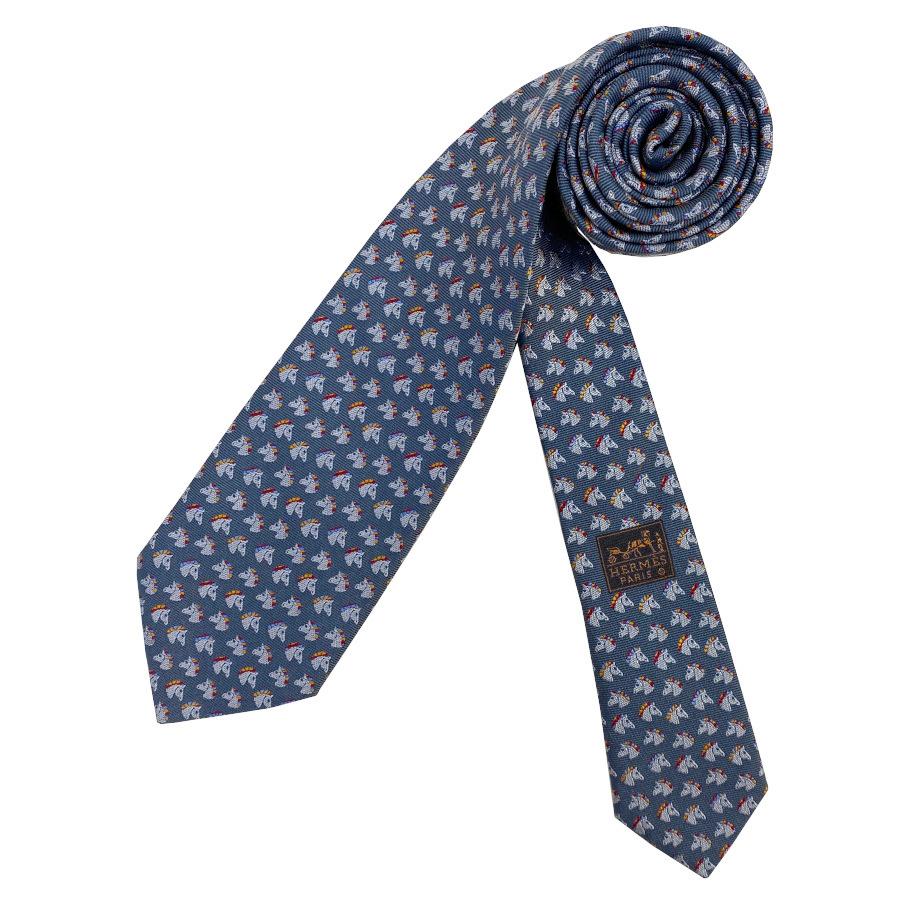 HERMES（エルメス） 【新品】エルメス ネクタイ シルクツイルタイ 7cm