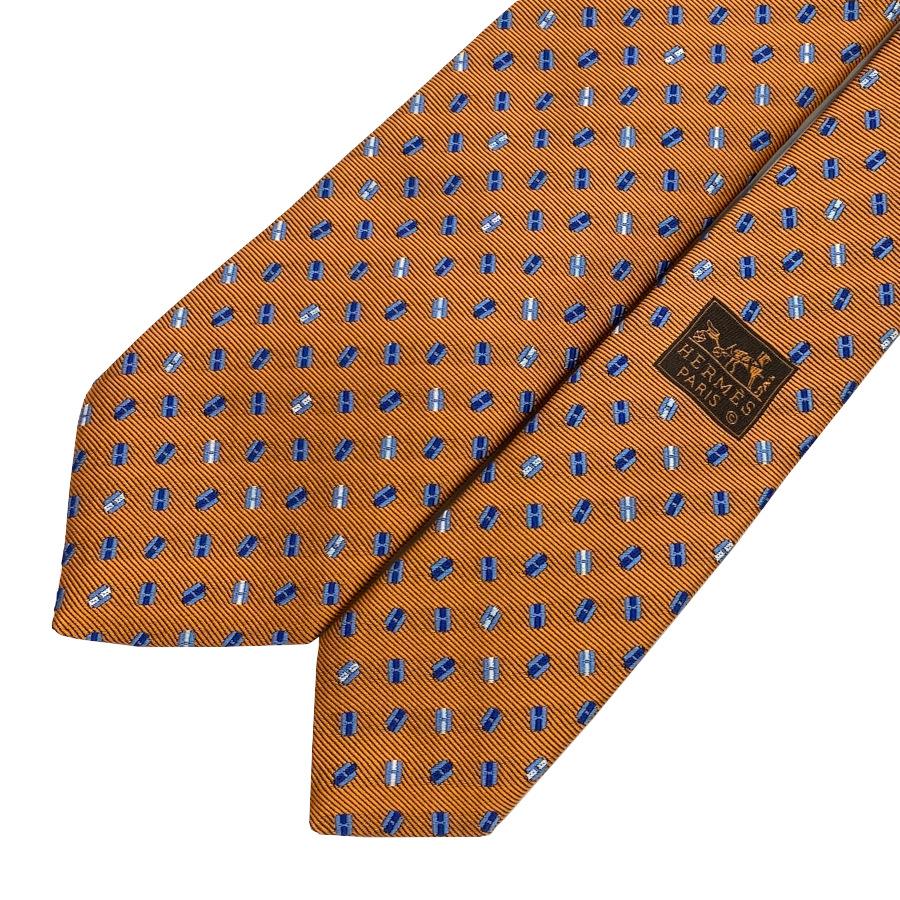 HERMES 【新品】 エルメス ネクタイ シルクツイルタイ 7cm《 H