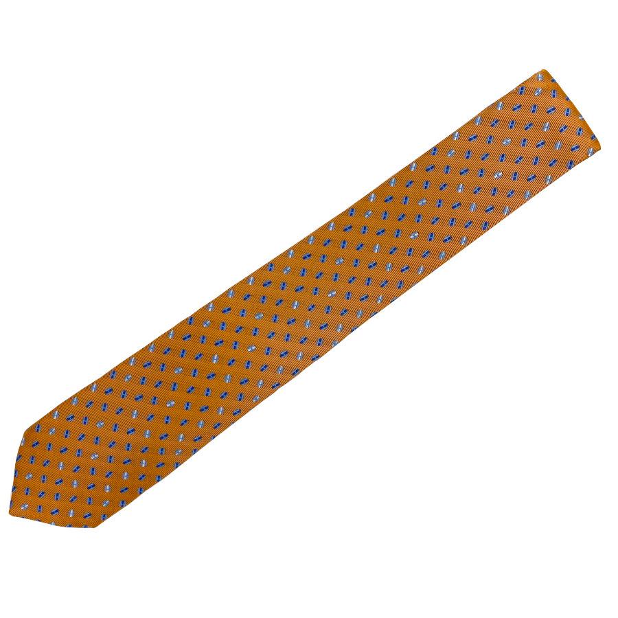 HERMES 【新品】 エルメス ネクタイ シルクツイルタイ 7cm《 H