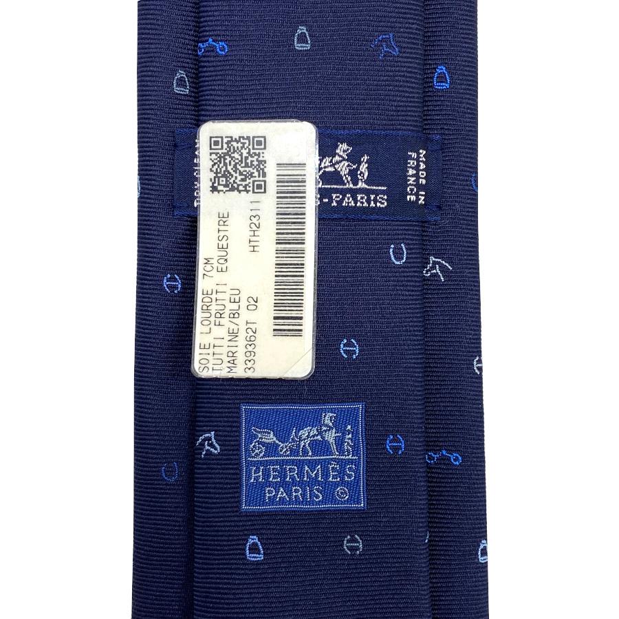 HERMES（エルメス） 【新品】 ネクタイ シルクツイルタイ7cm