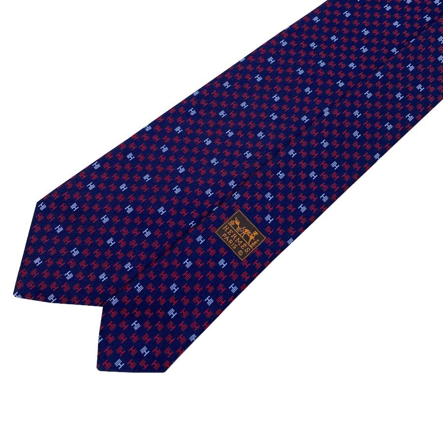HERMES 【新品】エルメス ネクタイ シルクツイルタイ 7 cm《 Hスピード  