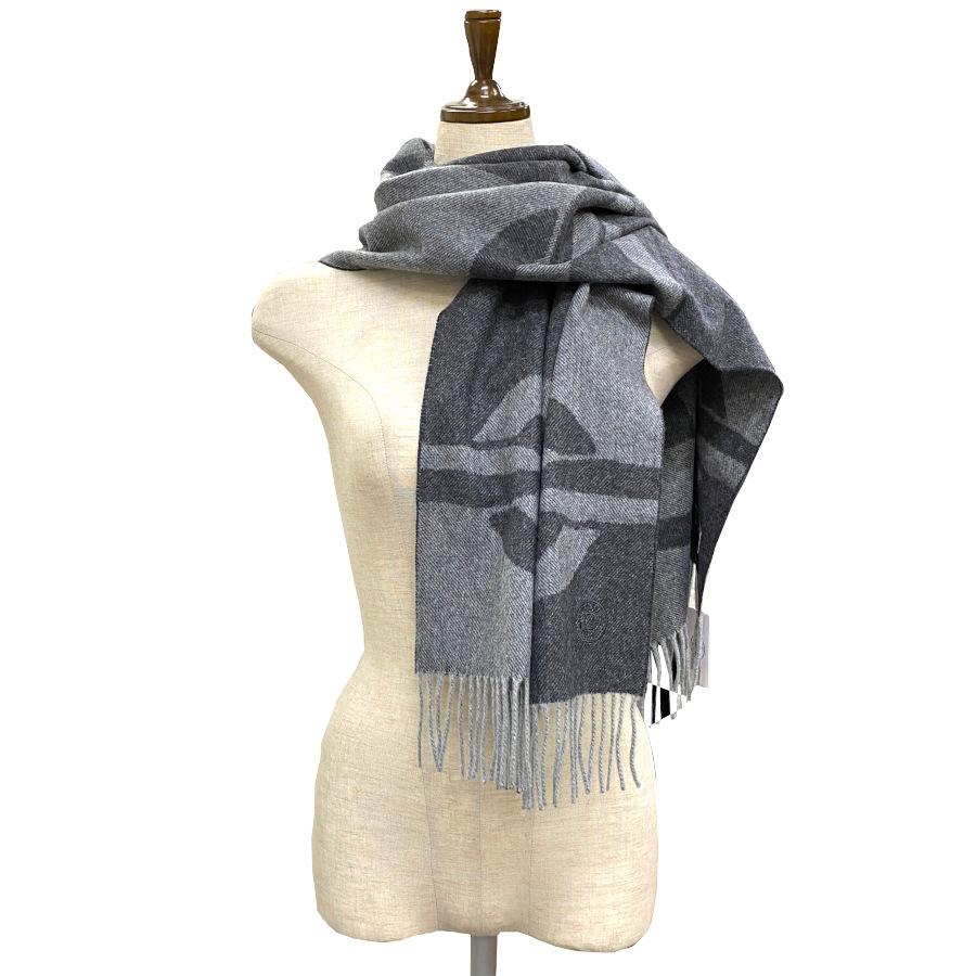 エルメス HERMES シェーヌダンクル マフラー　カシミヤ　【今日だけ値下げ】 HERMES（エルメス） 【新品】HERMES マフラー カシミヤマフラー