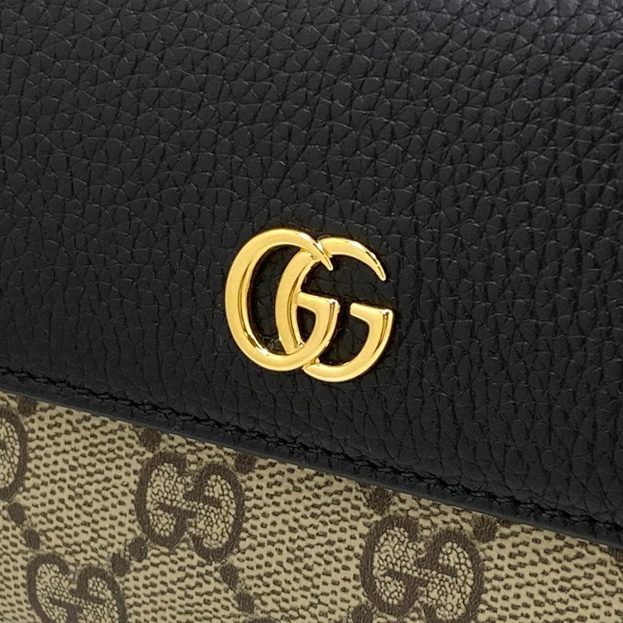 GUCCI（グッチ） 【新品】グッチ 長財布 ダブルG バイカラー