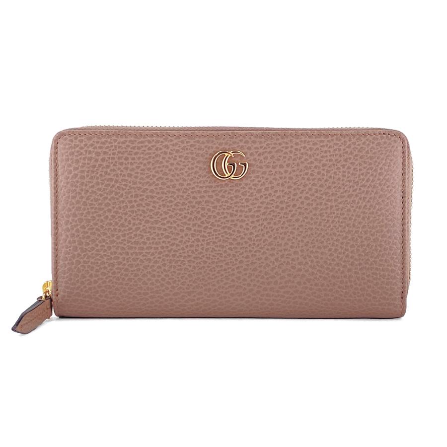 GUCCI 【新品】グッチ 長財布 ラウンドファスナー ダブルG ジップ  