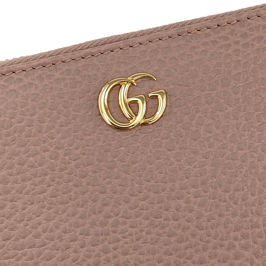GUCCI（グッチ） 【新品】グッチ 長財布 ラウンドファスナー ダブルG