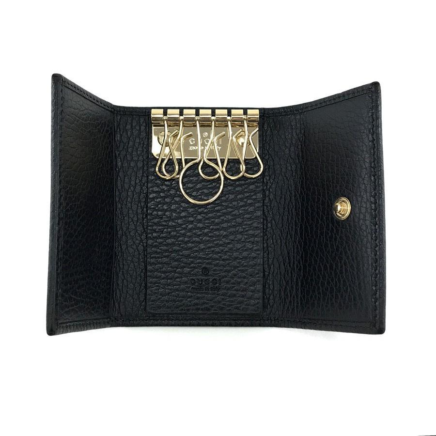 GUCCI 【新品】グッチ キーケース 6連 キーホルダー プチ マーモント  
