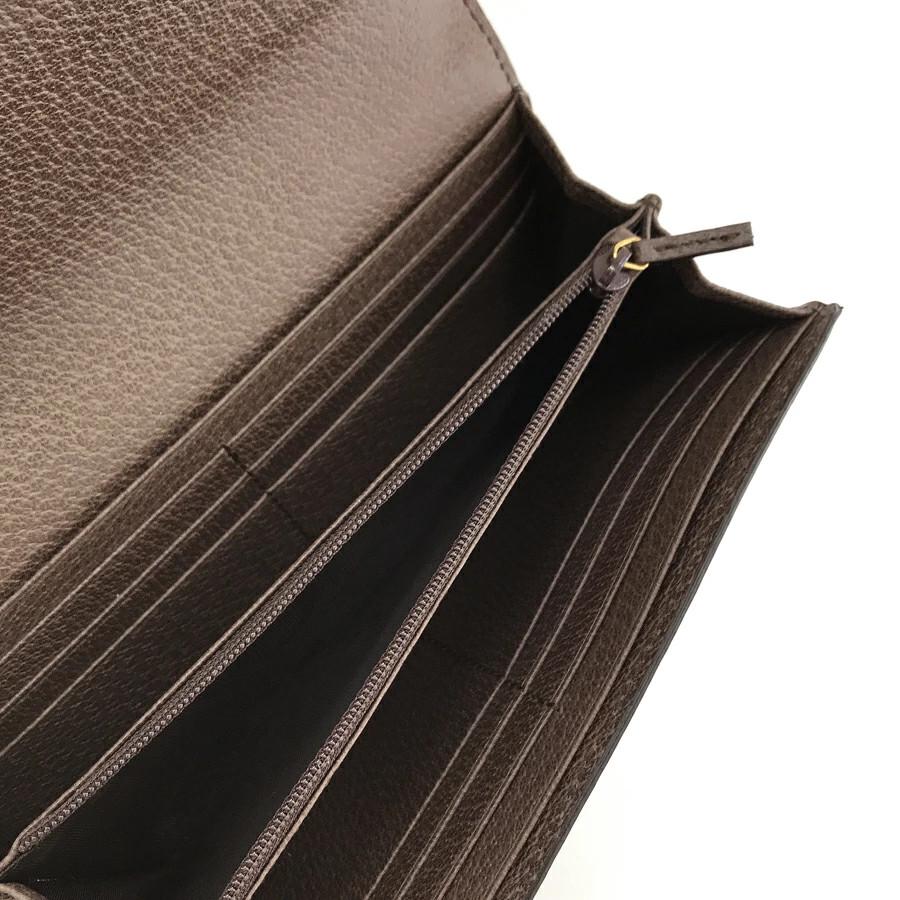 国内完売商品【新品】グッチ GUCCI オフィディア コンチネンタルウォレット ウェブ キャンバス ベージュ エボニー グリーン レッド 茶 緑 赤 523153 96IWG 8745の画像