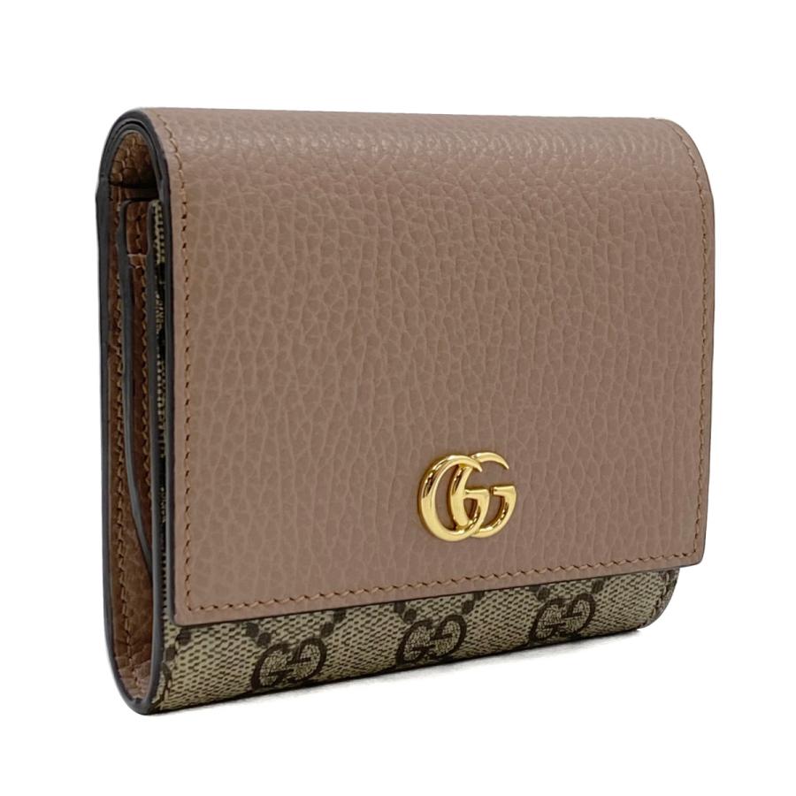 GUCCI（グッチ） 【新品】グッチ 財布 二つ折り GGマーモント