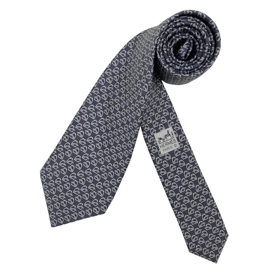 【新品】エルメス　HERMES ネクタイ HERMES（エルメス） 【新品】エルメス ネクタイ シルクツイルタイ 8CM
