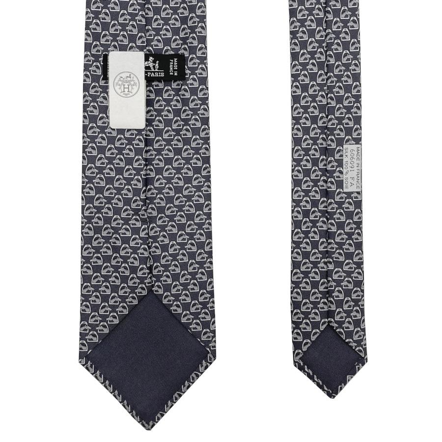 【新品】エルメス　HERMES ネクタイ HERMES（エルメス） 【新品】エルメス ネクタイ シルクツイルタイ 8CM