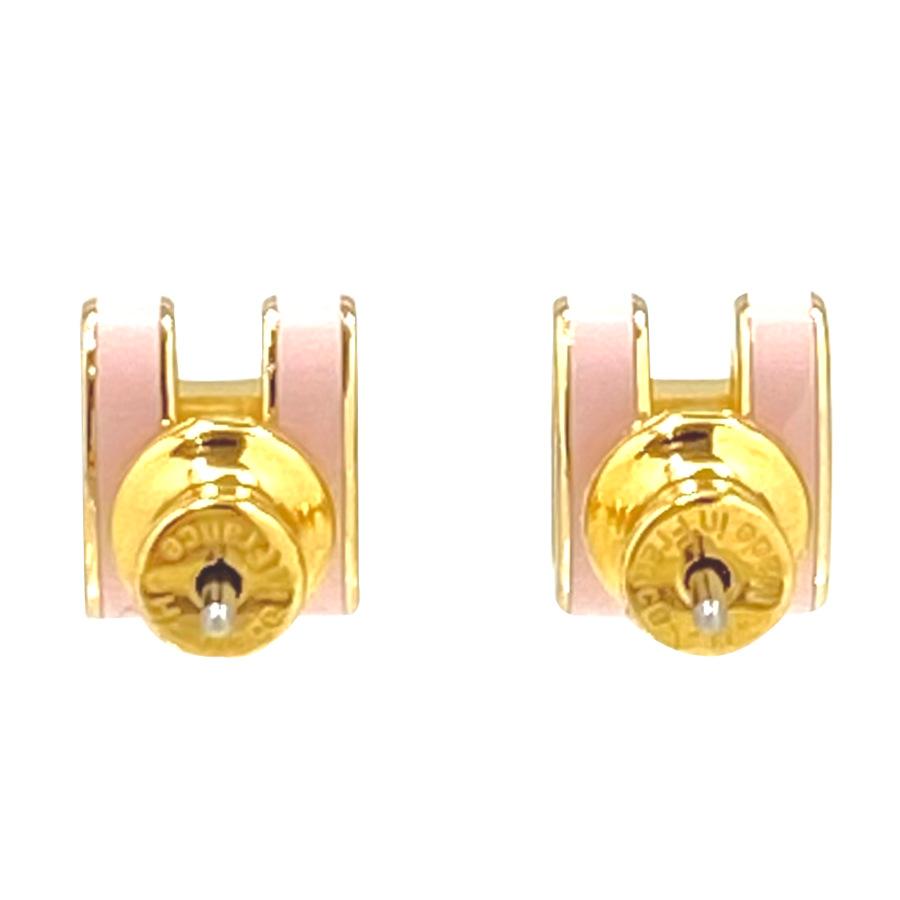 HERMES(エルメス)Pop H mini ピアス ローズドラジェ PG