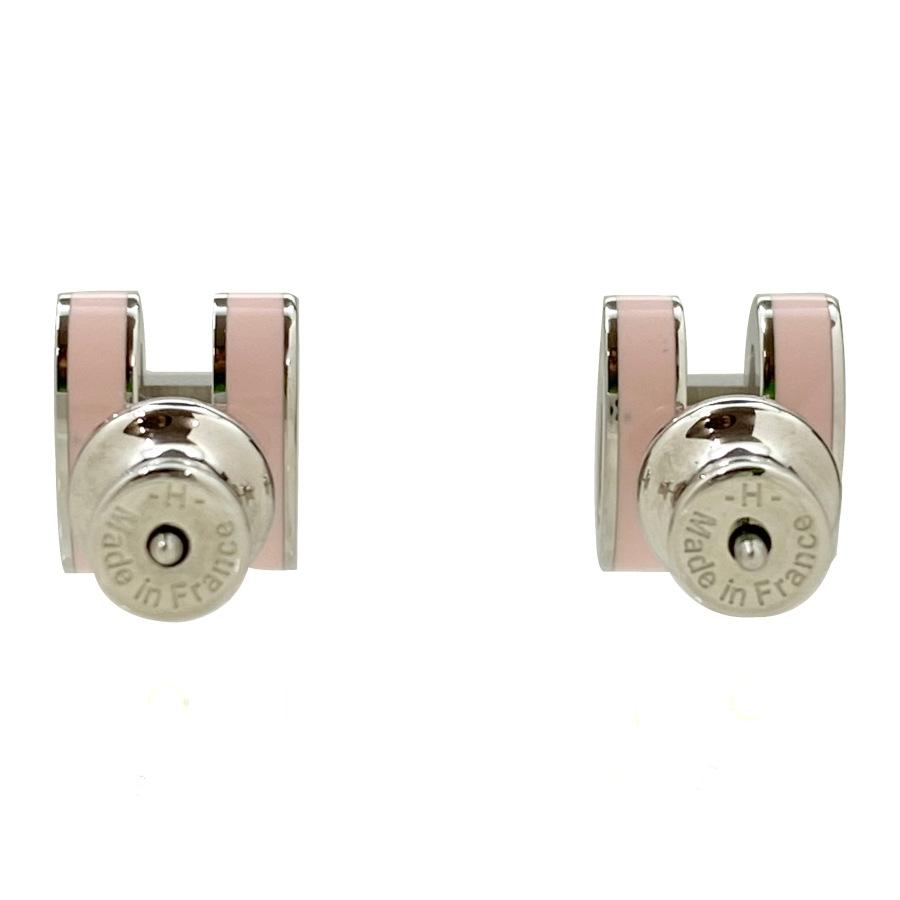 HERMES(エルメス)Pop H mini ピアス ローズドラジェ PG ポップH ミニ ピアス ローズドラジェ ピンク[H608002FD 85] Pop