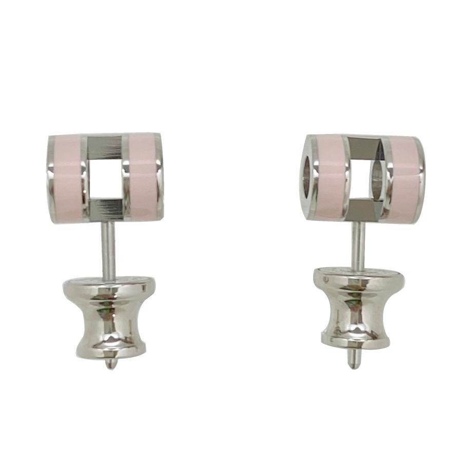 HERMES(エルメス)Pop H mini ピアス ローズドラジェ PG ポップH ミニ ピアス ローズドラジェ ピンク[H608002FD 85] Pop