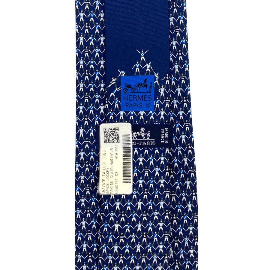 HERMES（エルメス） 【新品】 ネクタイ シルクツイルタイ 8cm《 DANCE