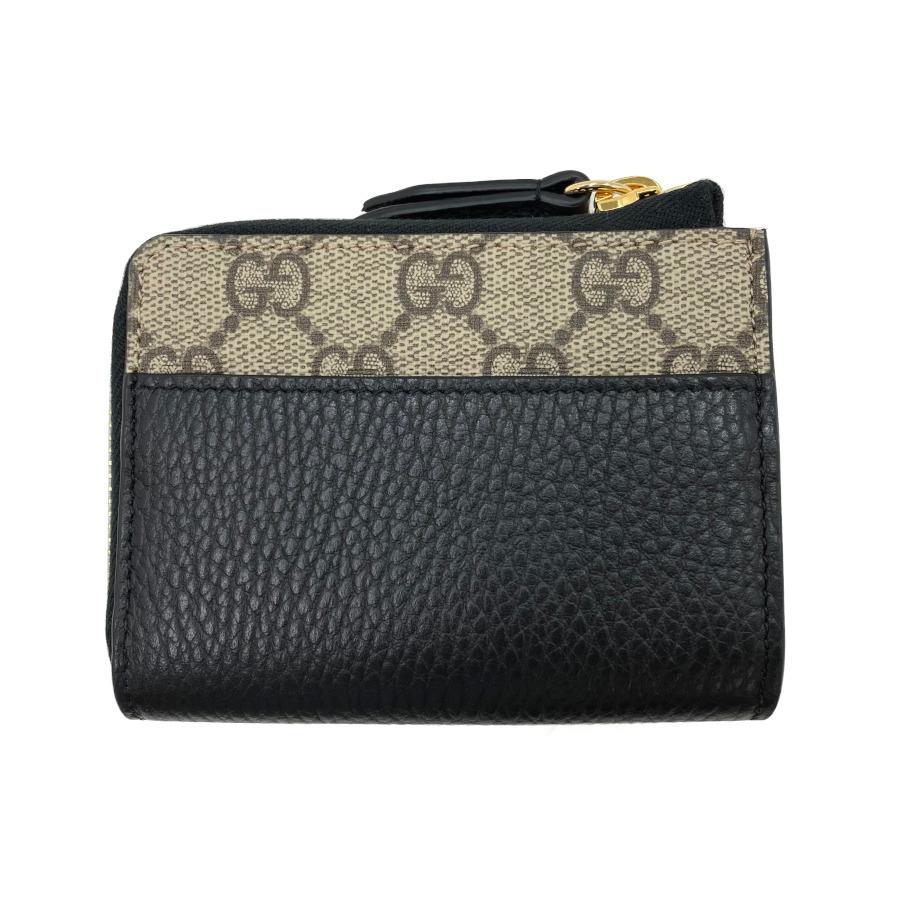 GUCCI GGマーモント L字型ジップウォレット GGスプリーム キャンバス 