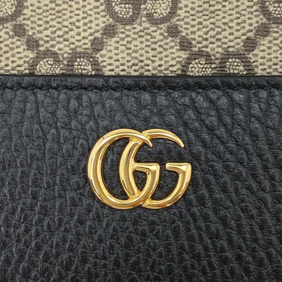 GUCCI（グッチ） GUCCI GGマーモント L字型ジップウォレット GG