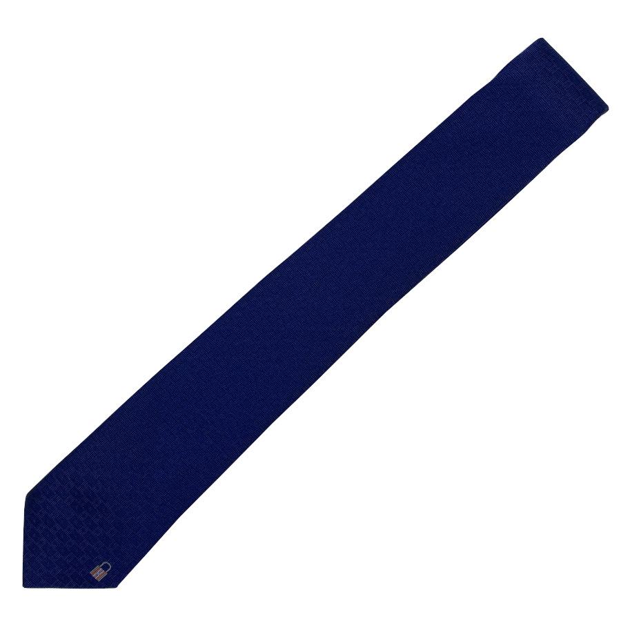 HERMES ネクタイ MARINE エルメスネクタイ7センチMarine/Ciel/Blanc