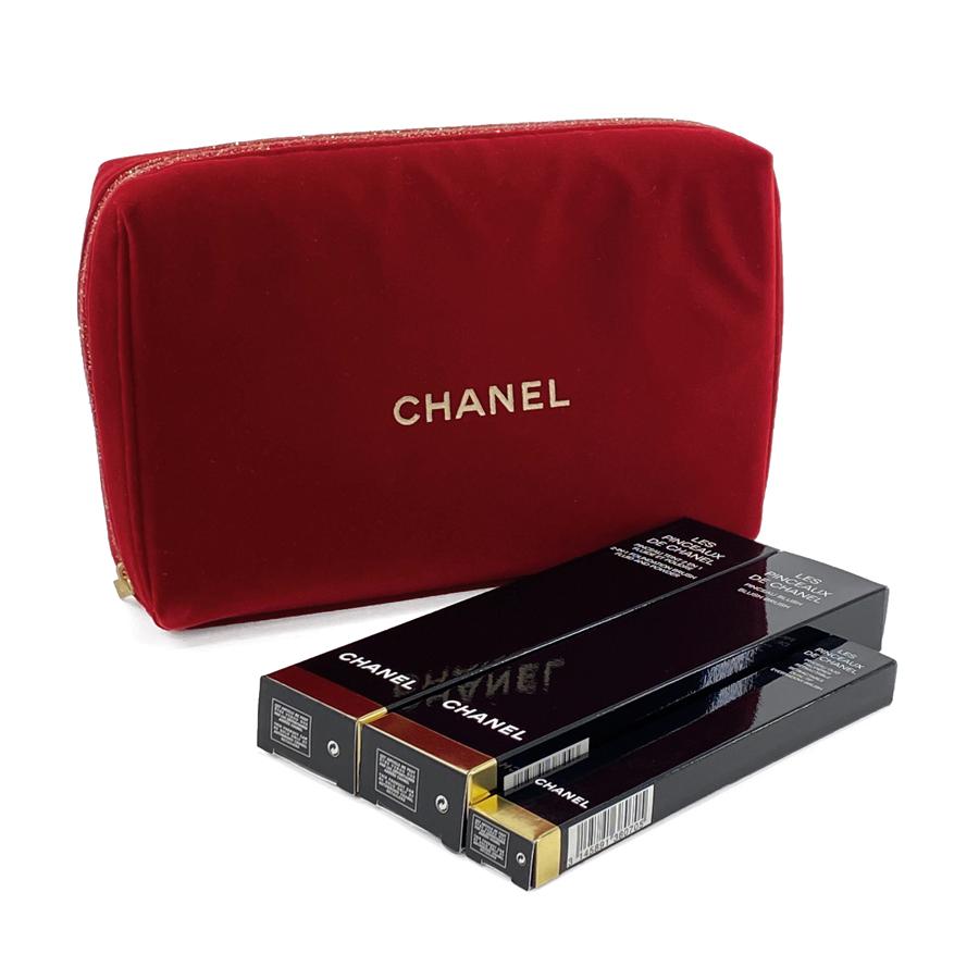 シャネル CHANEL ブラシ セット ポーチ レ パンソー ドゥ シャネル 2019 ホリデー限定 A138017 : a138017 : 2nd  HANDS - 通販 - Yahoo!ショッピング