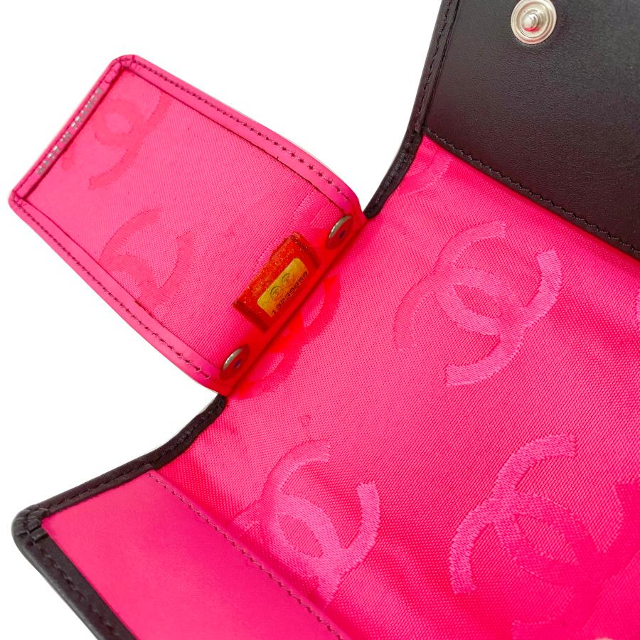 CHANEL シャネル ココマーク キーケース ブラック ホワイト CHANEL シャネル ココマーク キーケース ブラック ホワイト