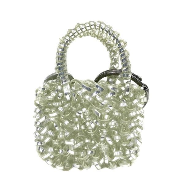 ANTEPRIMA アンテプリマ チャーム付き ワイヤーバッグ スパンコール ANTEPRIMA（アンテプリマ） キーリング チャーム ワイヤーバッグ型