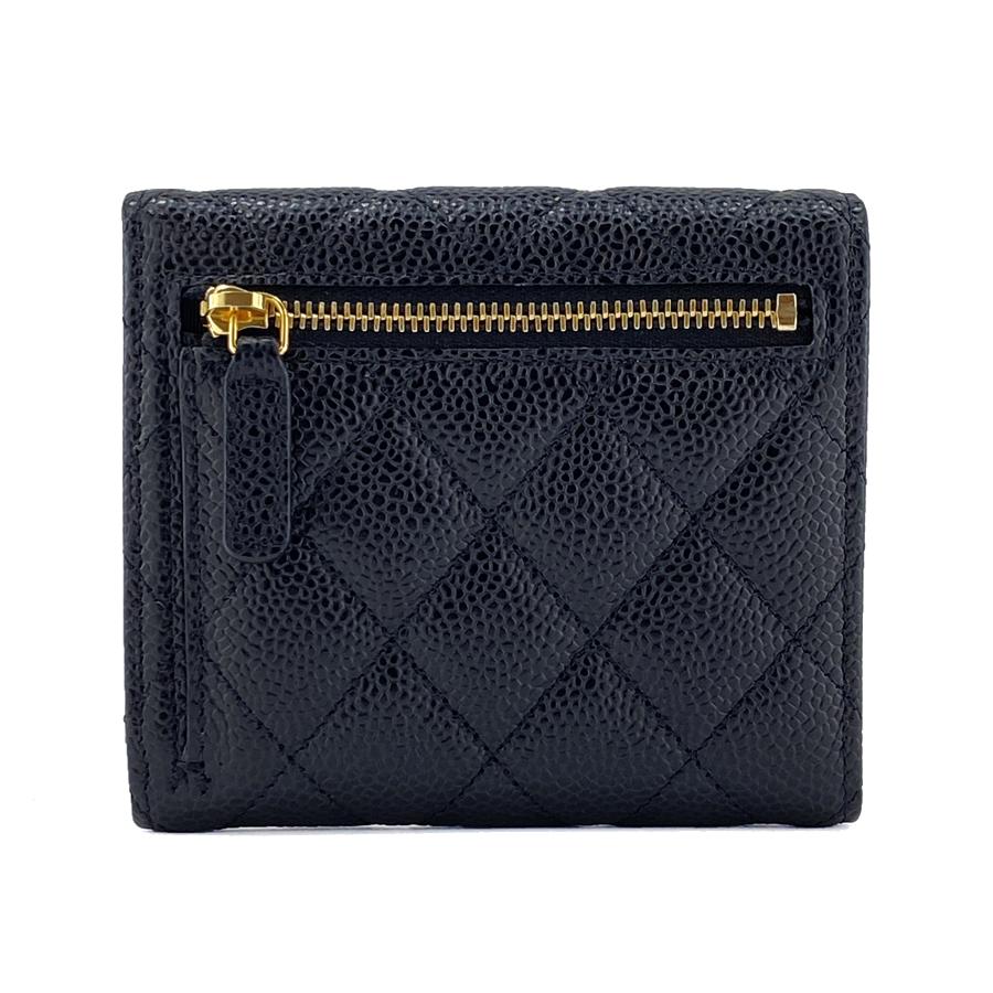 CHANEL 【新品】シャネル 三つ折り財布 クラシック スモール