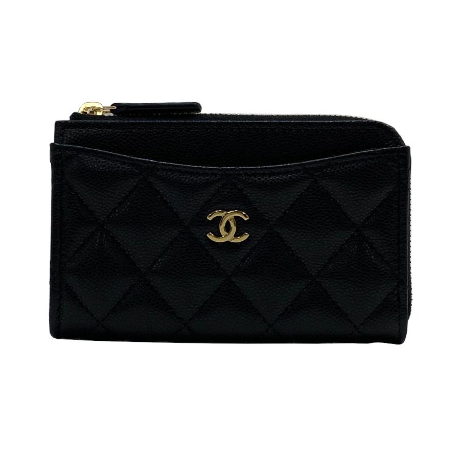 CHANEL 【新品】シャネル ジップ カードケース コインケース