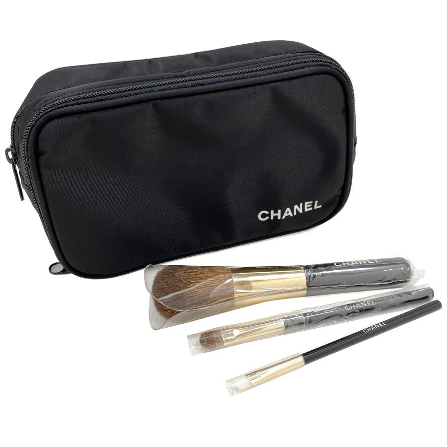 シャネル CHANEL ポーチ×1 ブラシ×3 セット ノベルティ 限定 chanelpouchbrush2nd HANDS 通販
