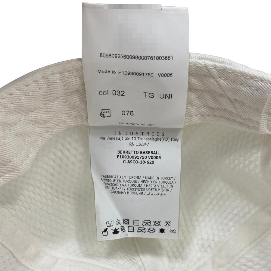 MONCLER（モンクレール） 【中古】モンクレール キャップ 帽子