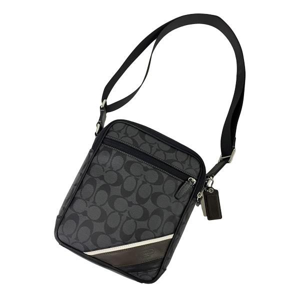 コーチ バッグ COACH ショルダーバッグ シグネチャー PVC ブラック