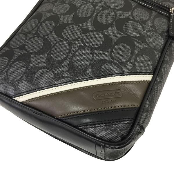 コーチ バッグ COACH ショルダーバッグ シグネチャー PVC ブラック 