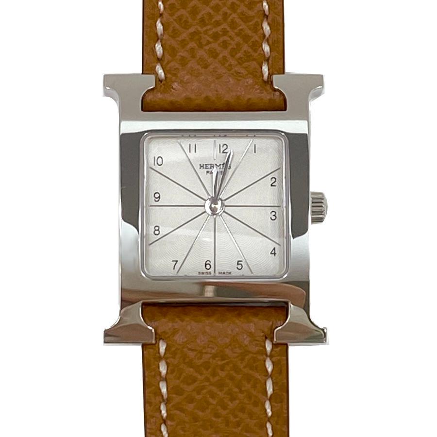 動作品 エルメス HH1.210 ゴールド レザー 腕時計 ビンテージ 動作品 エルメス HH1.210 ゴールド レザー 腕時計 ビンテージ HERMES