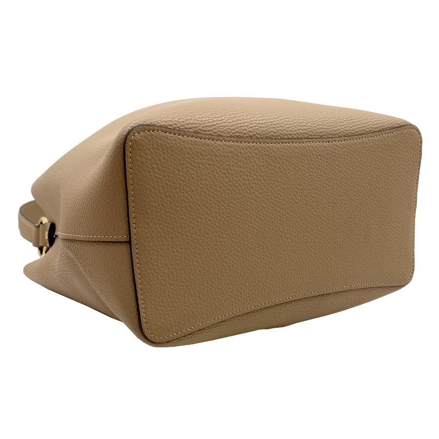 COACH ベージュ レザー バケットハンドバッグorショルダーバッグ COACH（コーチ） 【美品中古】コーチ ハンドバッグ ショルダーバッグ