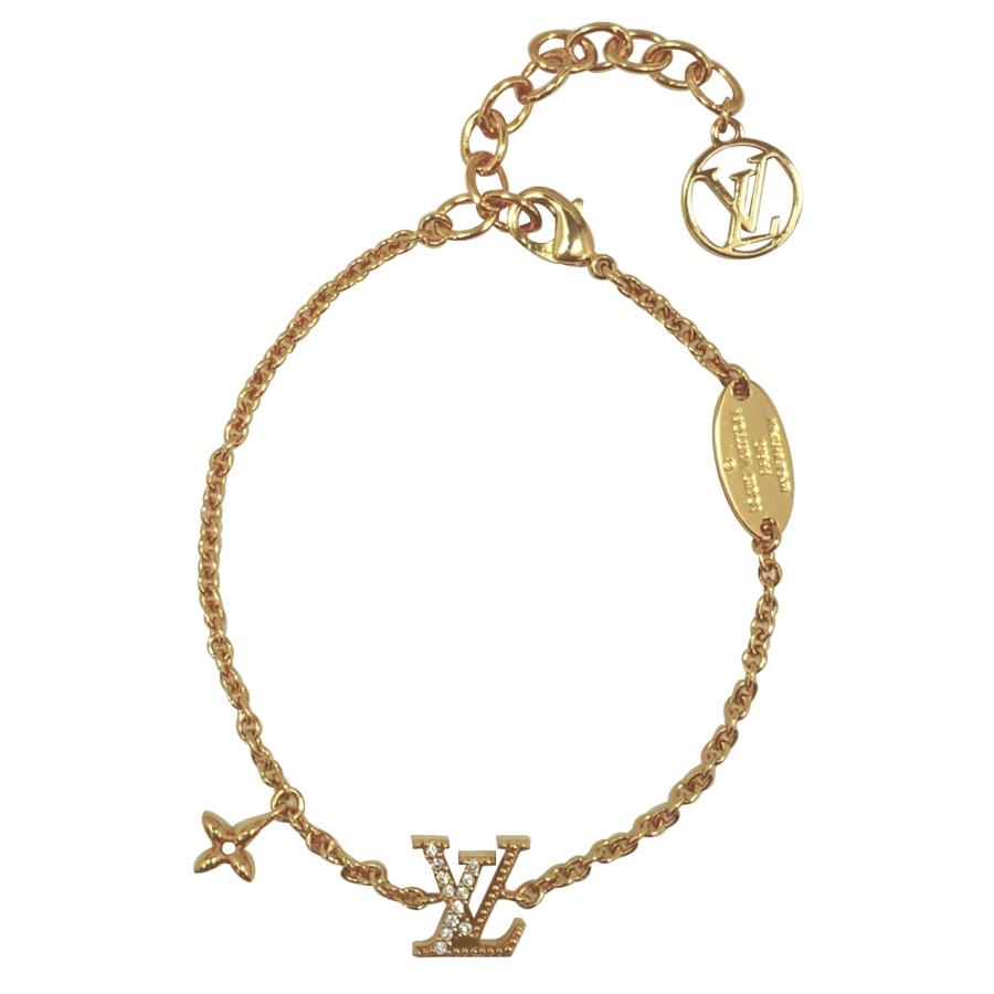 【新品】ルイヴィトン LOUIS VUITTON ブレスレット・LV アイコニック レディース アクセサリー モノグラム フラワー チェーン ゴールド M00587 | LOUIS VUITTON