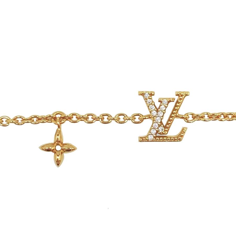 【新品】ルイヴィトン LOUIS VUITTON ブレスレット・LV アイコニック レディース アクセサリー モノグラム フラワー チェーン ゴールド M00587 | LOUIS VUITTON | 01