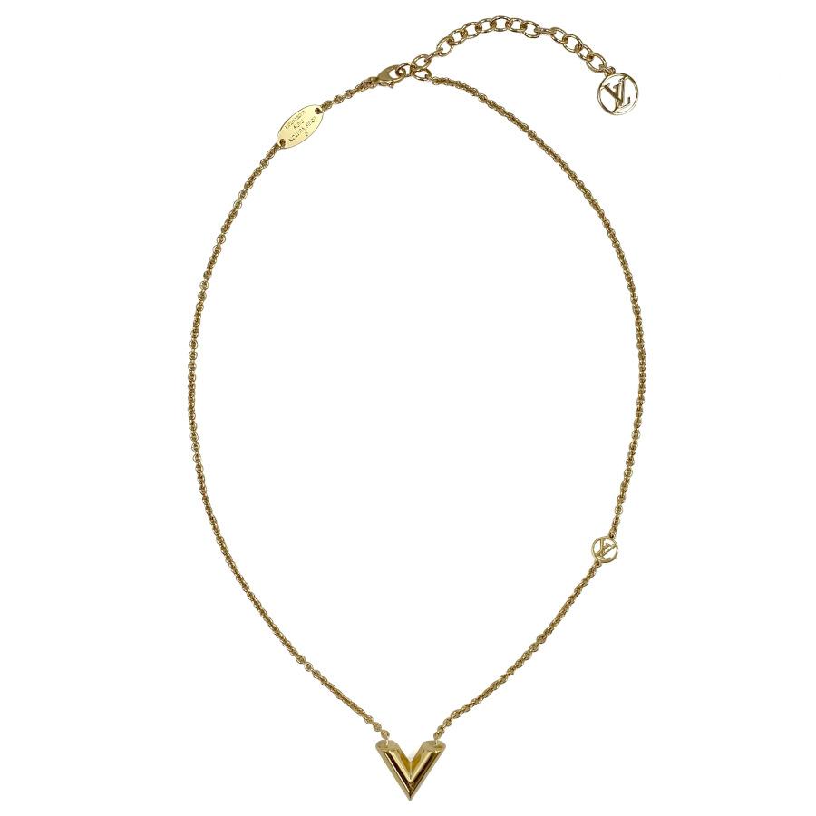 【新品】ルイヴィトン LOUIS VUITTON ネックレス ペンダント ネックレス・エセンシャル V ゴールド M00857 | LOUIS VUITTON | 01