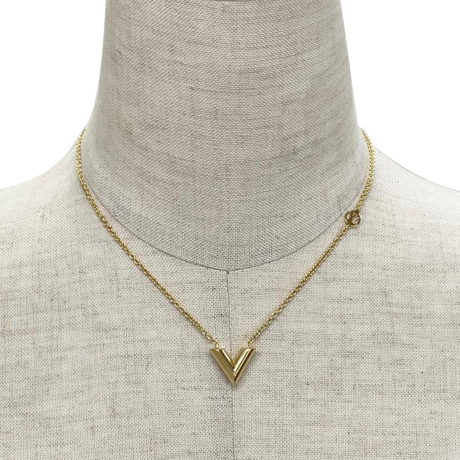 【新品】ルイヴィトン LOUIS VUITTON ネックレス ペンダント ネックレス・エセンシャル V ゴールド M00857 | LOUIS VUITTON | 05