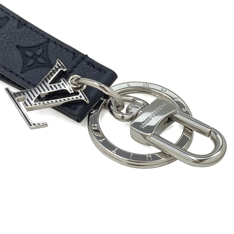 【新品】ルイヴィトン LOUIS VUITTON キーホルダー・ドラゴンヌ キーリング キーホルダー モノグラム LV シャドウ レザー ブラック ノワール シルバー M01298 | LOUIS VUITTON | 03