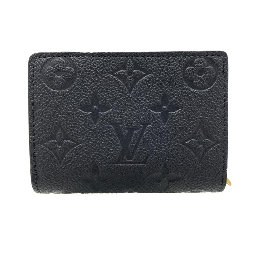 【新品】ルイヴィトン LOUIS VUITTON 財布 二つ折り ポルトフォイユクレア モノグラムアンプラント レザー ノワール 女性 レディース プレゼント ギフト M29202 | LOUIS VUITTON | 01
