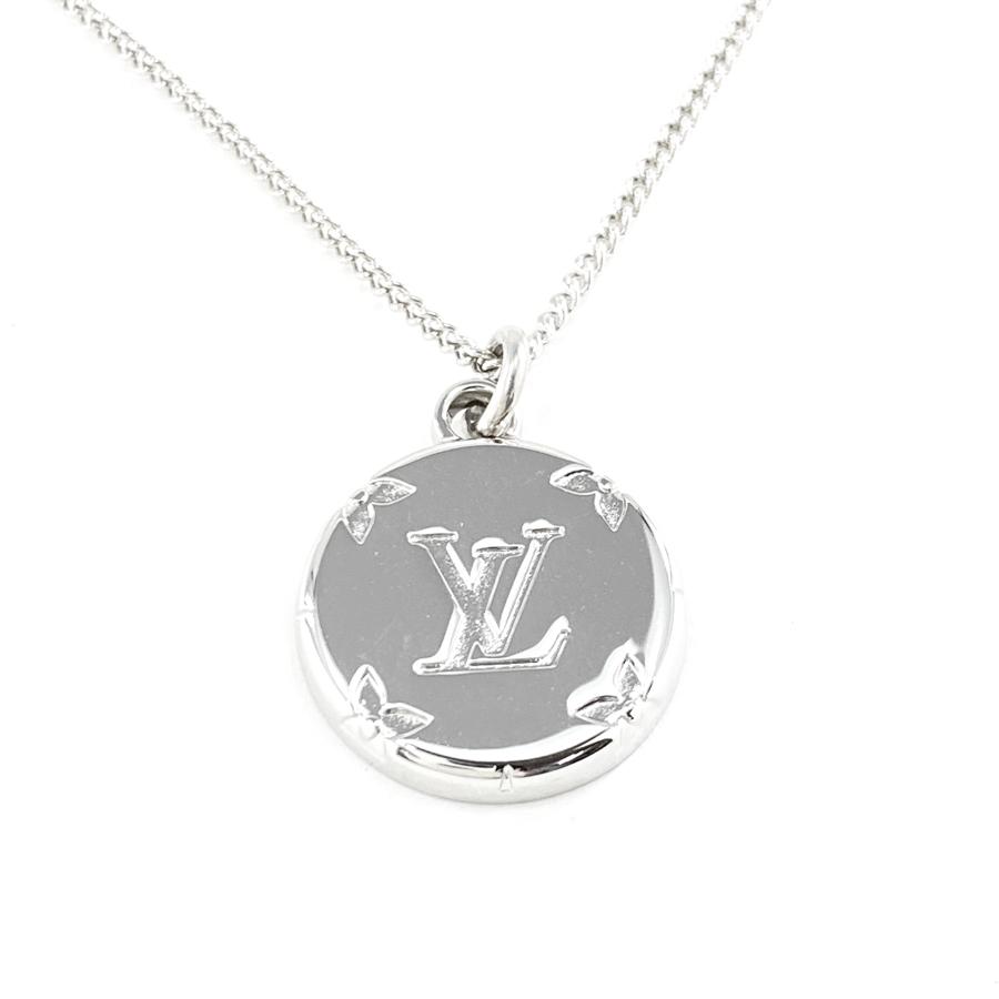 【新品】ルイヴィトン LOUIS VUITTON ネックレス ペンダント アクセサリー リングネックレス モノグラム シルバー M62485の画像