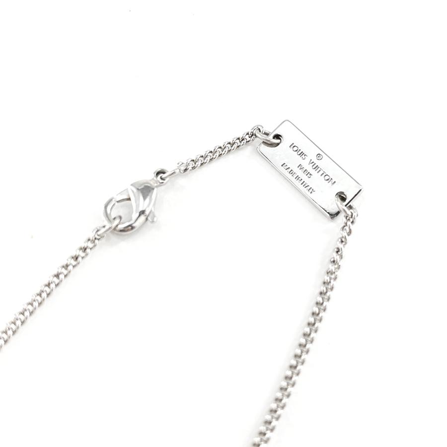 【新品】ルイヴィトン LOUIS VUITTON ネックレス ペンダント アクセサリー リングネックレス モノグラム シルバー M62485の画像
