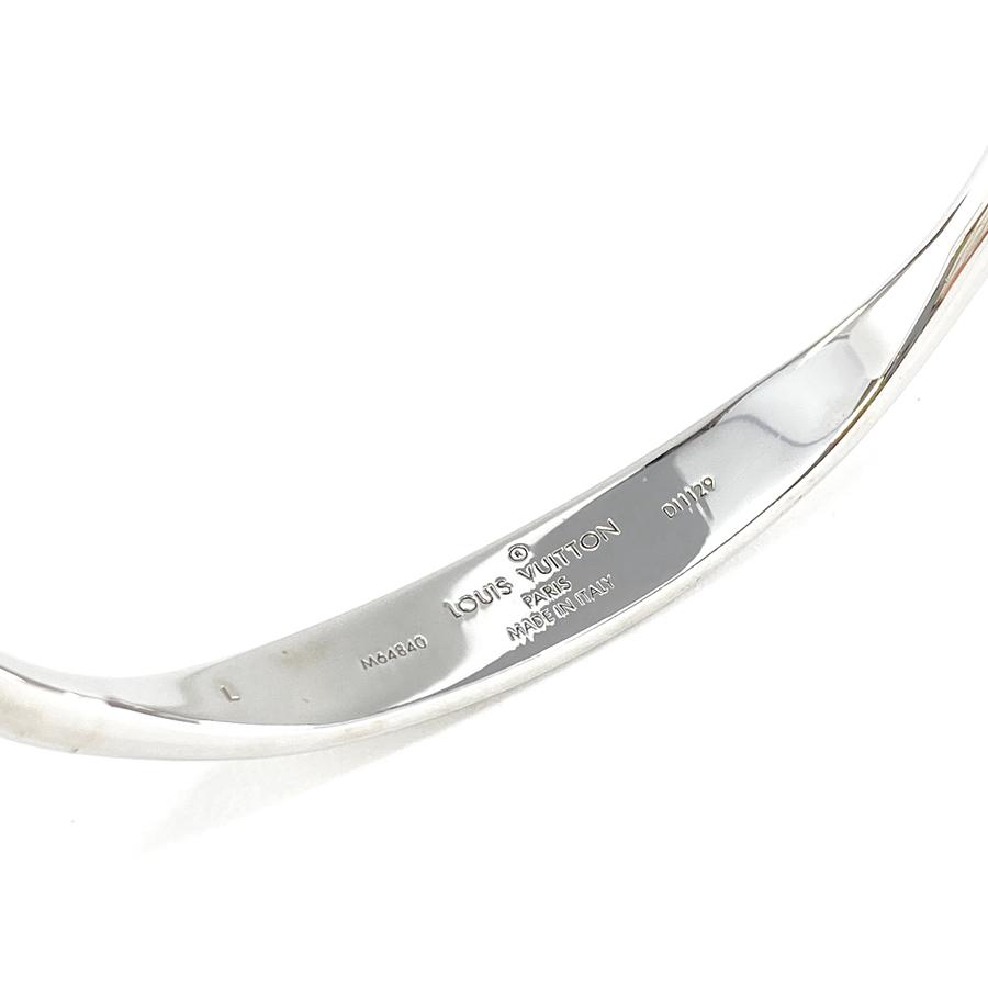 LOUIS VUITTON bracelet ヴィトンバングル M64840 Louis Vuitton Jonc Monogram bracelet M64840 Color Silver