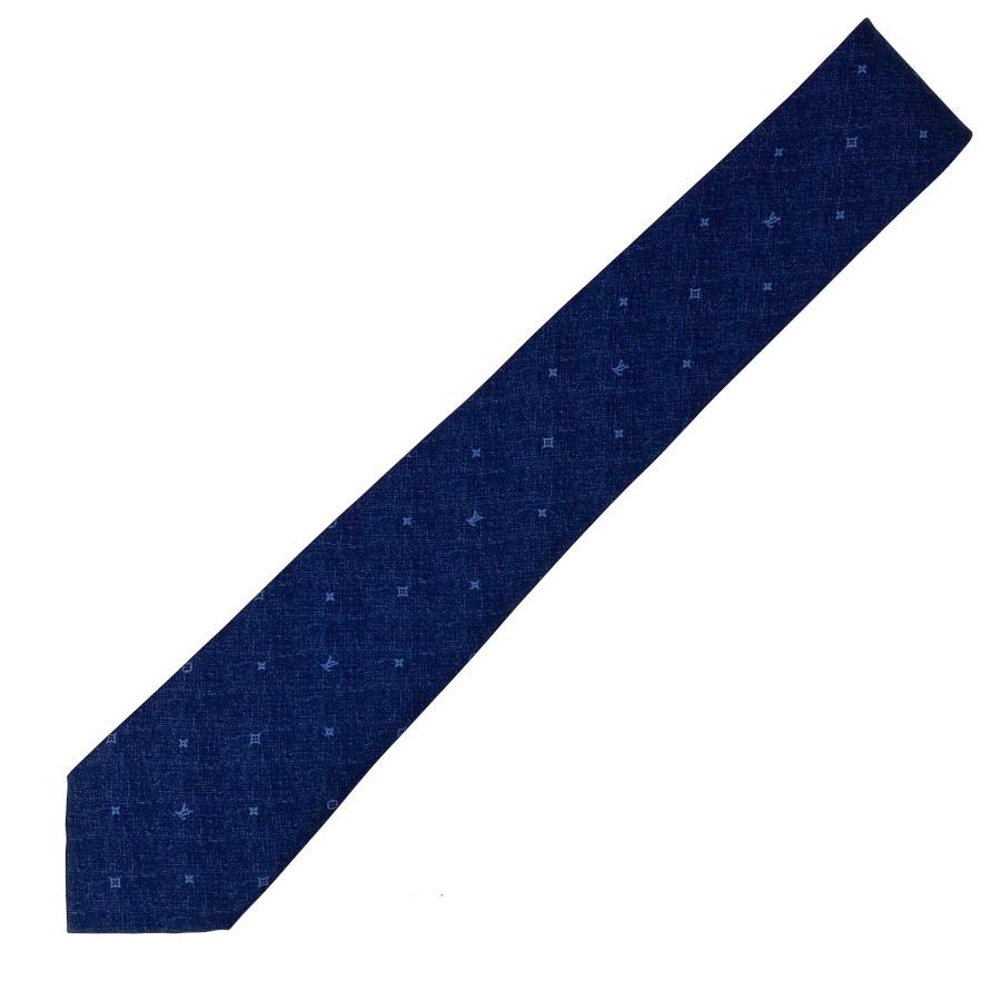 【新品】ルイヴィトン LOUIS VUITTON ネクタイ ネクタイ・コンステレーションデニム7CM モノグラム シルク ブルーマリーヌ ブルー ネイビー 青 紺 M70203 | LOUIS VUITTON | 02
