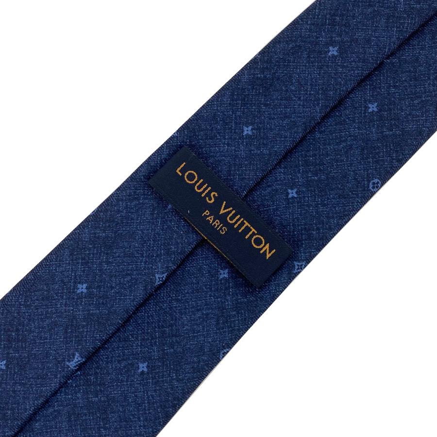 【新品】ルイヴィトン LOUIS VUITTON ネクタイ ネクタイ・コンステレーションデニム7CM モノグラム シルク ブルーマリーヌ ブルー ネイビー 青 紺 M70203 | LOUIS VUITTON | 06