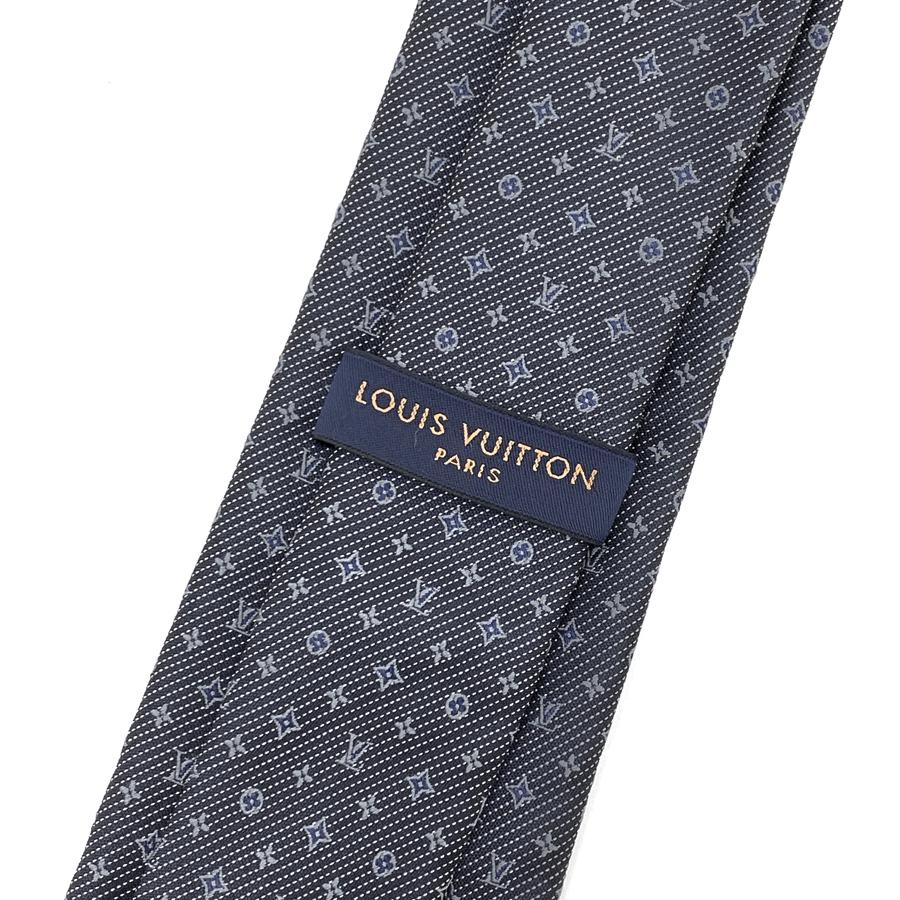 【新品】ルイヴィトン LOUIS VUITTON ネクタイ・モノグラム クラシック8CM シルク 100% グレー M70952 | LOUIS VUITTON | 08