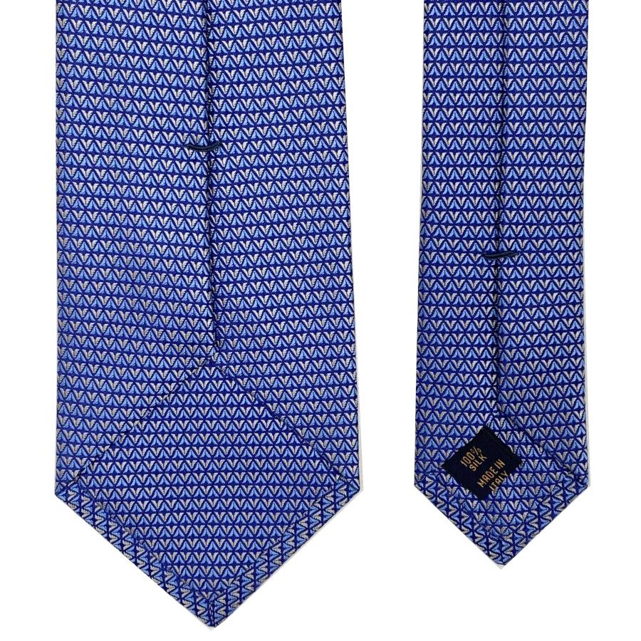 【新品】ルイヴィトン LOUIS VUITTON ネクタイ タイ クラヴァット ダイヤモンドブイ8CM ロゴ イニシャル マリーヌ ブルー 青 ギフト プレゼント メンズ M71200 | LOUIS VUITTON | 05