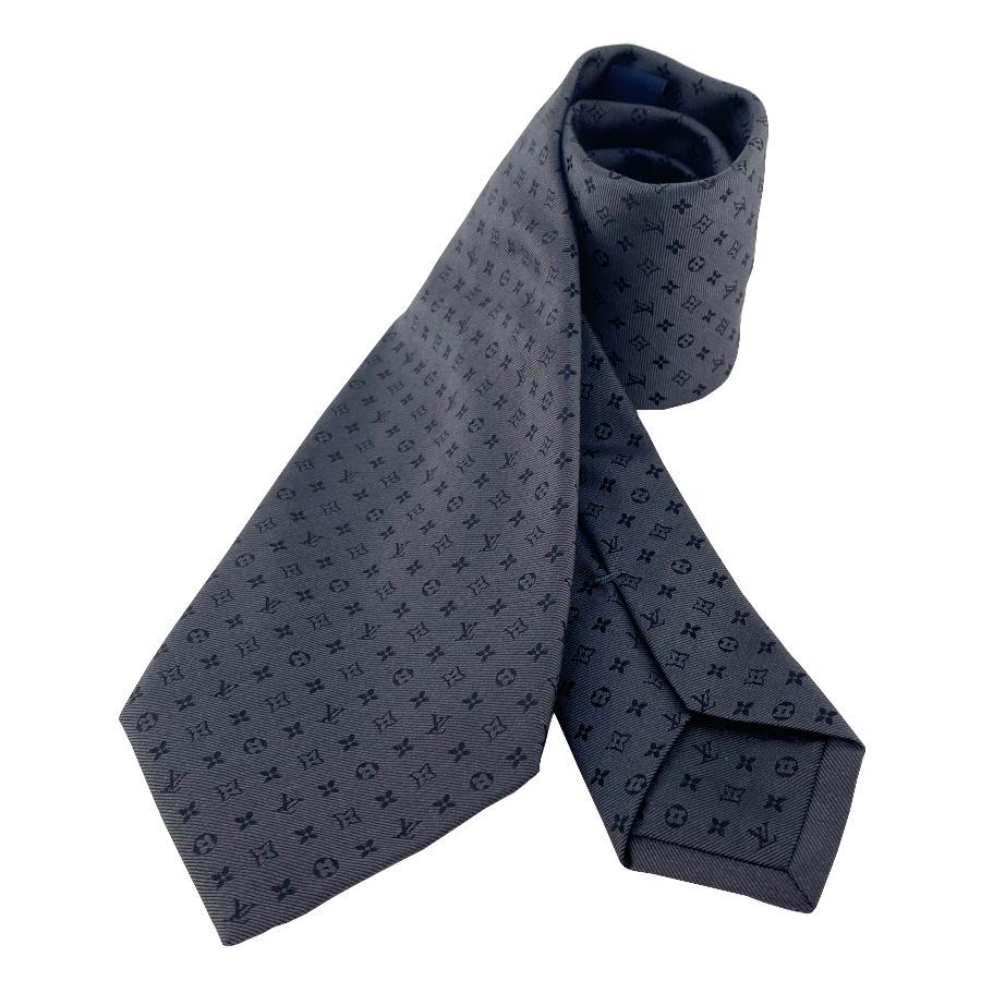 【新品】ルイヴィトン LOUIS VUITTON ネクタイ・ネオ モノグラミッシム 8CM ネクタイ シルク グレー プレゼント ギフト メンズ おすすめ M75989 | LOUIS VUITTON | 03