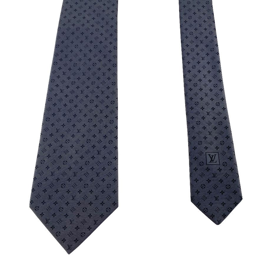 【新品】ルイヴィトン LOUIS VUITTON ネクタイ・ネオ モノグラミッシム 8CM ネクタイ シルク グレー プレゼント ギフト メンズ おすすめ M75989 | LOUIS VUITTON | 04